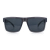 Mens Classic Suburb Urban Rectangular Sport Horn Rim Plastic Sunglasses