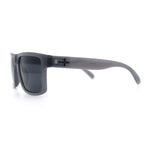 Mens Classic Suburb Urban Rectangular Sport Horn Rim Plastic Sunglasses