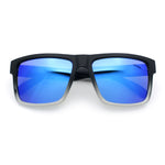 Mens Classic Suburb Urban Rectangular Sport Horn Rim Plastic Sunglasses