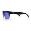 Mens Classic Suburb Urban Rectangular Sport Horn Rim Plastic Sunglasses