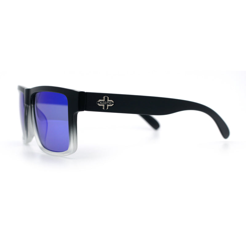 Mens Classic Suburb Urban Rectangular Sport Horn Rim Plastic Sunglasses