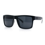 Mens Classic Suburb Urban Rectangular Sport Horn Rim Plastic Sunglasses