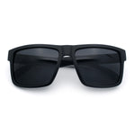 Mens Classic Suburb Urban Rectangular Sport Horn Rim Plastic Sunglasses