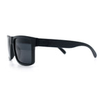 Mens Classic Suburb Urban Rectangular Sport Horn Rim Plastic Sunglasses