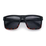 Mens Classic Suburb Urban Rectangular Sport Horn Rim Plastic Sunglasses