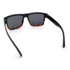 Mens Classic Suburb Urban Rectangular Sport Horn Rim Plastic Sunglasses