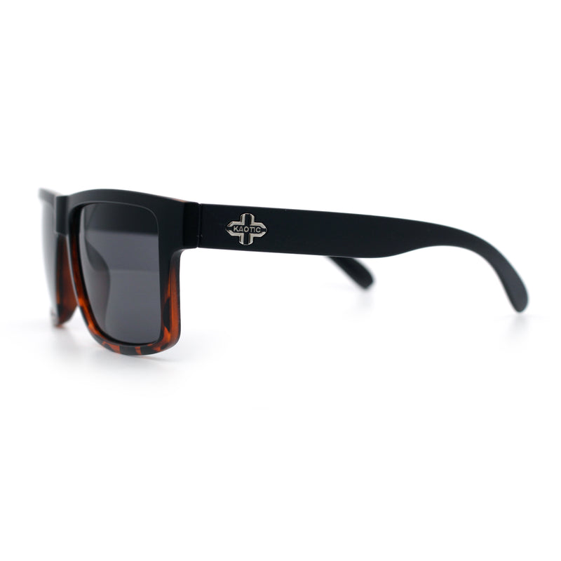 Mens Classic Suburb Urban Rectangular Sport Horn Rim Plastic Sunglasses