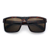Mens Classic Suburb Urban Rectangular Sport Horn Rim Plastic Sunglasses