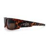 Mens Skull Wing Squared Narrow Rectangle 90s Mad Dog Biker Shade Sunglasses