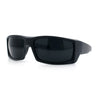Mens 90s Wrap Around Sport Thick Plastic Classic Squared Sunglasses
