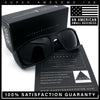 Mens 90s Wrap Around Sport Thick Plastic Classic Squared Sunglasses