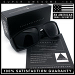 Mens 90s Wrap Around Sport Thick Plastic Classic Squared Sunglasses