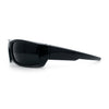 Mens 90s Wrap Around Sport Thick Plastic Classic Squared Sunglasses
