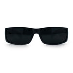 Mens Mad Dog Narrow Rectangle 90s Street Gangster Shade Sunglasses