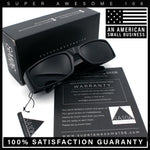 Mens Mad Dog Narrow Rectangle 90s Street Gangster Shade Sunglasses