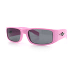 Mens Mad Dog Narrow Rectangle 90s Street Gangster Shade Sunglasses