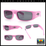 Mens Mad Dog Narrow Rectangle 90s Street Gangster Shade Sunglasses