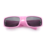 Mens Mad Dog Narrow Rectangle 90s Street Gangster Shade Sunglasses