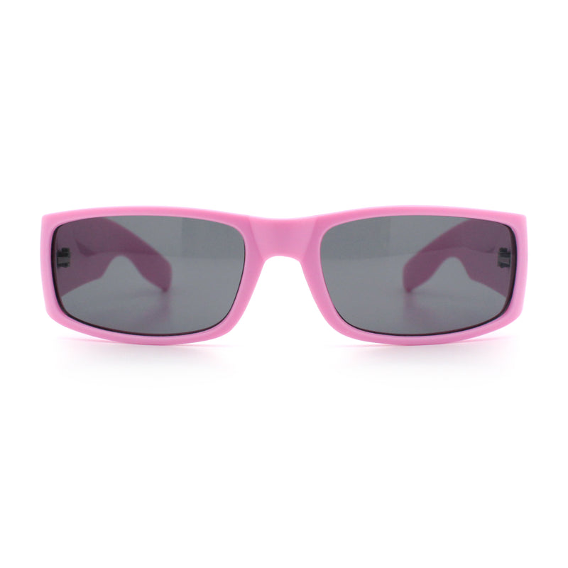 Mens Mad Dog Narrow Rectangle 90s Street Gangster Shade Sunglasses