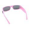 Mens Mad Dog Narrow Rectangle 90s Street Gangster Shade Sunglasses