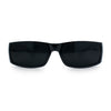 Mens Mad Dog Narrow Rectangle 90s Street Gangster Shade Sunglasses