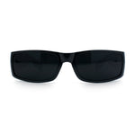 Mens Mad Dog Narrow Rectangle 90s Street Gangster Shade Sunglasses