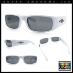Mens Mad Dog Narrow Rectangle 90s Street Gangster Shade Sunglasses
