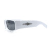 Mens Mad Dog Narrow Rectangle 90s Street Gangster Shade Sunglasses