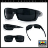 Mens Lucky Charm Horse Shoe Emblem 90s Sport Wrap Plastic Sunglasses