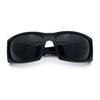 Mens Lucky Charm Horse Shoe Emblem 90s Sport Wrap Plastic Sunglasses