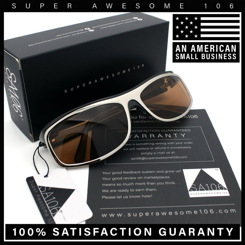 90s Style Flat Top Half Rim Narrow Rectangle Wrap Sport Sunglasses