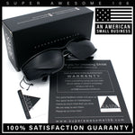 90s Styling Retro Fashion Wrap Around Metal Rim Rectangular Sunglasses