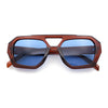 Hipster Octagonal Geometric Bold Rectangular Retro Plastic Racer Sunglasses