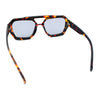 Hipster Octagonal Geometric Bold Rectangular Retro Plastic Racer Sunglasses
