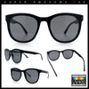 Unique Curved Inset Lens Horn Rim Plastic Retro Hipster Sunglasses