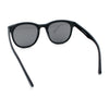 Unique Curved Inset Lens Horn Rim Plastic Retro Hipster Sunglasses