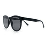 Unique Curved Inset Lens Horn Rim Plastic Retro Hipster Sunglasses