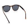 Unique Curved Inset Lens Horn Rim Plastic Retro Hipster Sunglasses