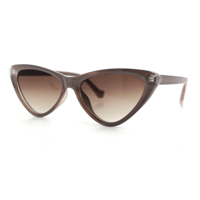 Womens Triangle Gothic Fashion Cat Eye Plastic Retro Sunglasses