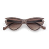 Womens Triangle Gothic Fashion Cat Eye Plastic Retro Sunglasses