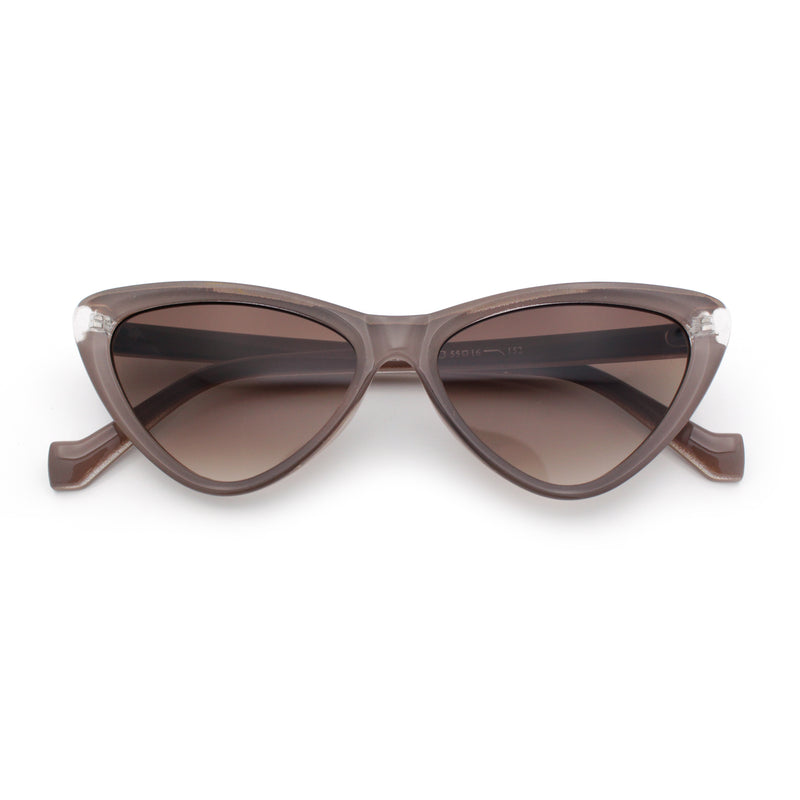 Womens Triangle Gothic Fashion Cat Eye Plastic Retro Sunglasses