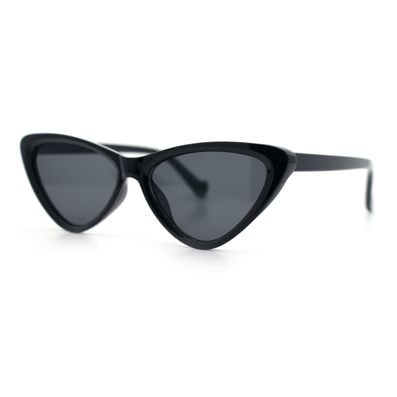 Womens Triangle Gothic Fashion Cat Eye Plastic Retro Sunglasses