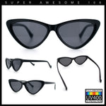 Womens Triangle Gothic Fashion Cat Eye Plastic Retro Sunglasses