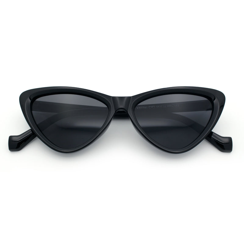 Womens Triangle Gothic Fashion Cat Eye Plastic Retro Sunglasses