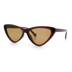 Womens Triangle Gothic Fashion Cat Eye Plastic Retro Sunglasses