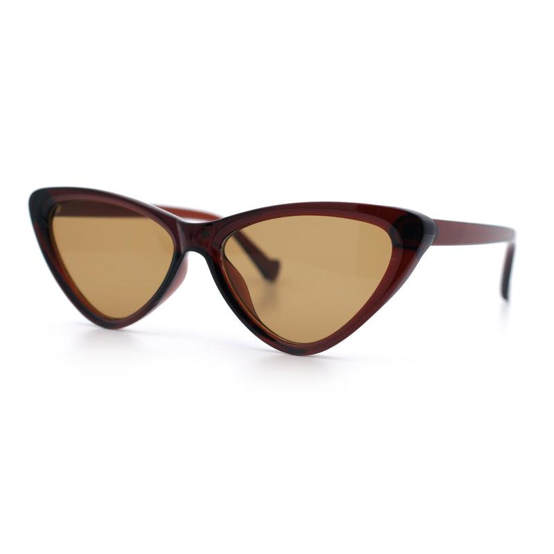 Womens Triangle Gothic Fashion Cat Eye Plastic Retro Sunglasses