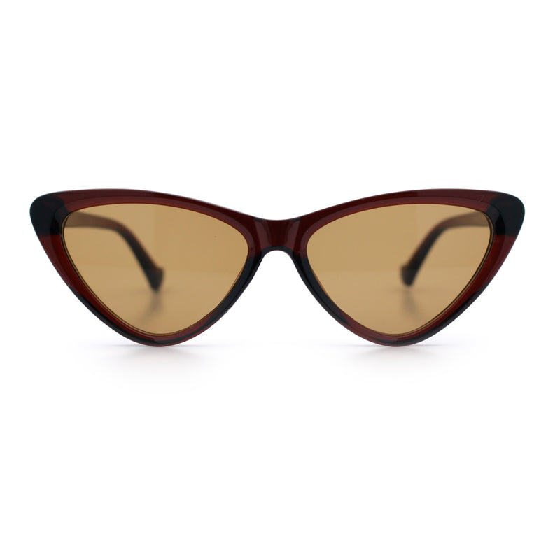 Womens Triangle Gothic Fashion Cat Eye Plastic Retro Sunglasses