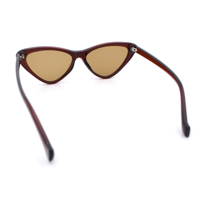 Womens Triangle Gothic Fashion Cat Eye Plastic Retro Sunglasses
