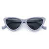Womens Triangle Gothic Fashion Cat Eye Plastic Retro Sunglasses