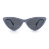 Womens Triangle Gothic Fashion Cat Eye Plastic Retro Sunglasses